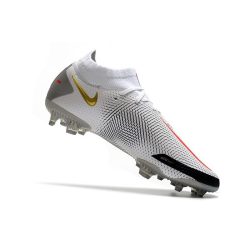fodboldstøvler Nike Phantom Generative Texture Elite DF FG Hvid Sort Rød Guld_7.jpg